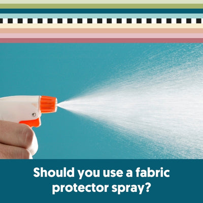 To spray or not to spray: protecting your finished fabric projects