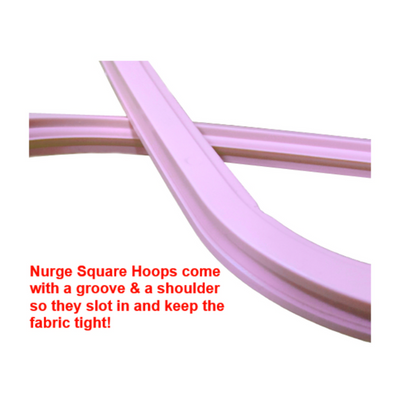 Nurge Rectangular Plastic Hoops