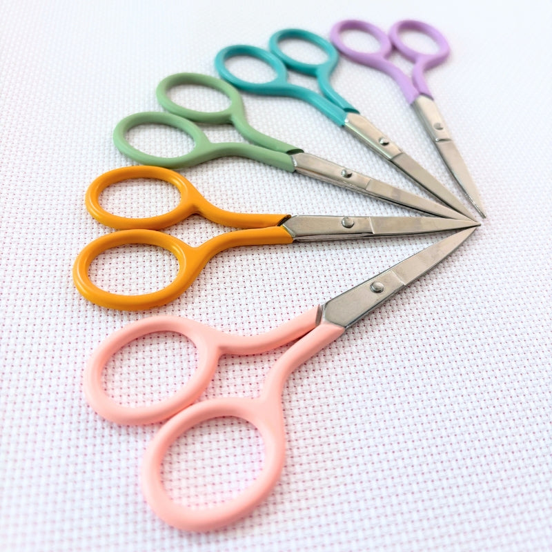 Coloured Handle Embroidery Scissors - 10.5cm