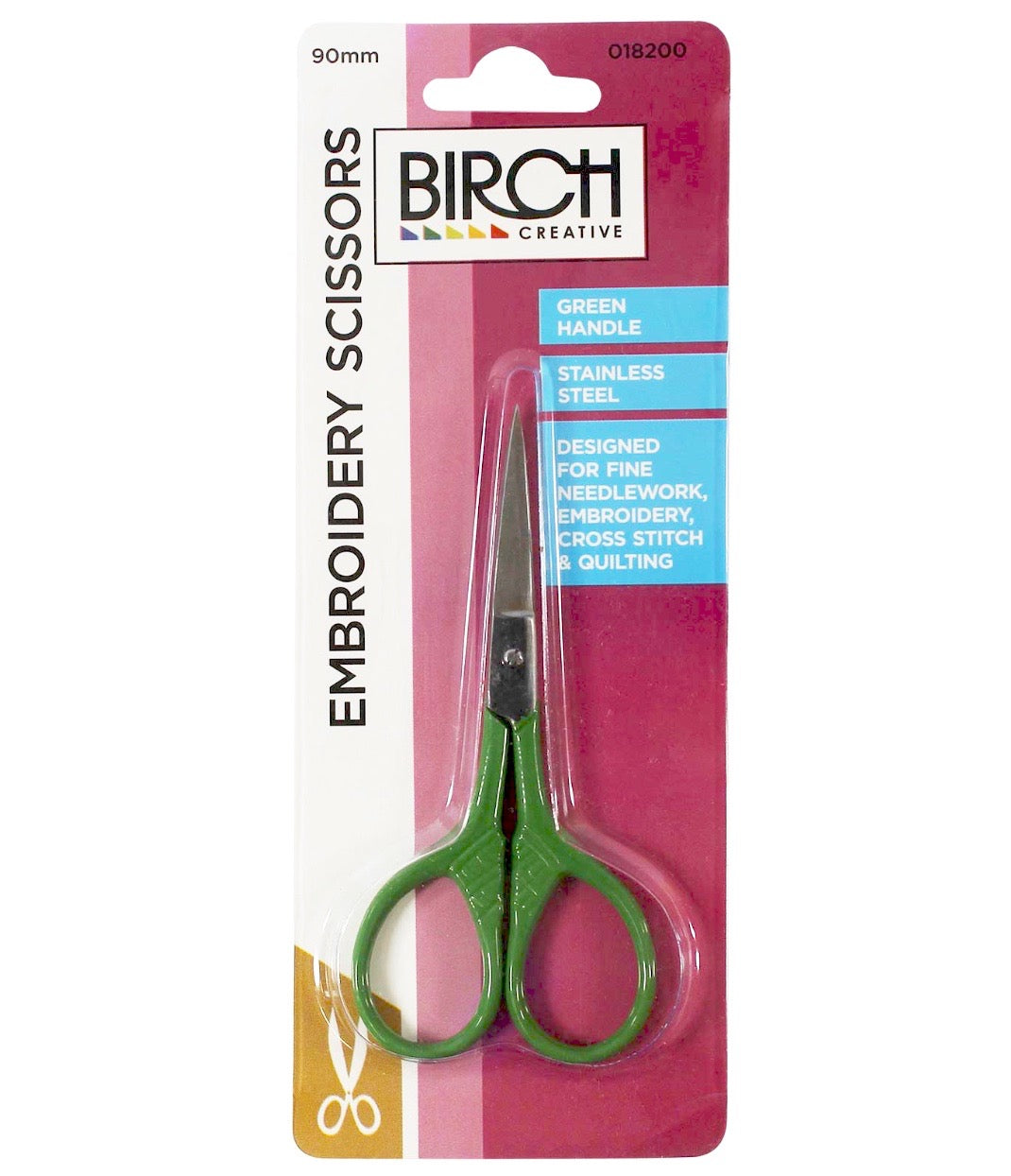 Green Embroidery Scissors